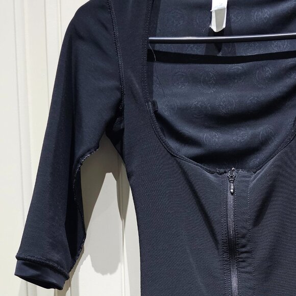 Fajate Compression bodysuit with 3/4 length sleeves, size XS, black - Picture 6 of 6